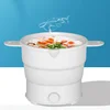 Folding Electric Cooker Pot Multifunction Mini Hot Rice  Student Dormitory Noodle For Kitchen Home Travel EU 800w 1