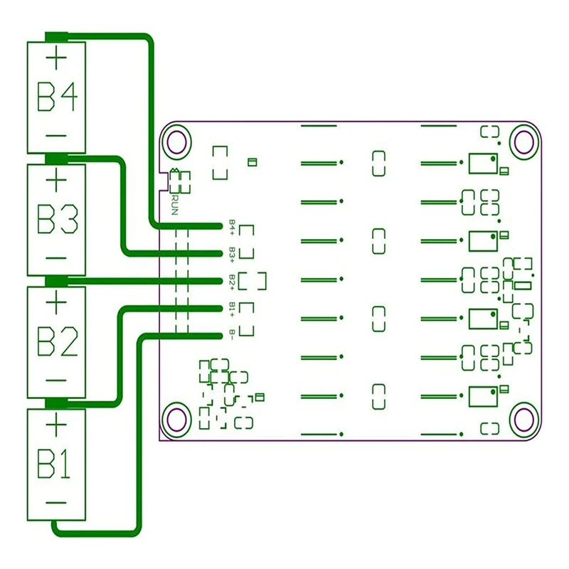 Audio Equalizer 4S 5A Cluster Equalizer Active BMS Board Lithium Battery Lifepo4 Battery Equalizer With Case+Terminal Wire