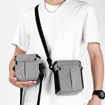 Borsa per Fotocamera in Nylon Leggero, Custodia Protettiva per Obiettivo DSLR a Tracolla Singola, Resistente Borsa da Viaggio per Esterni