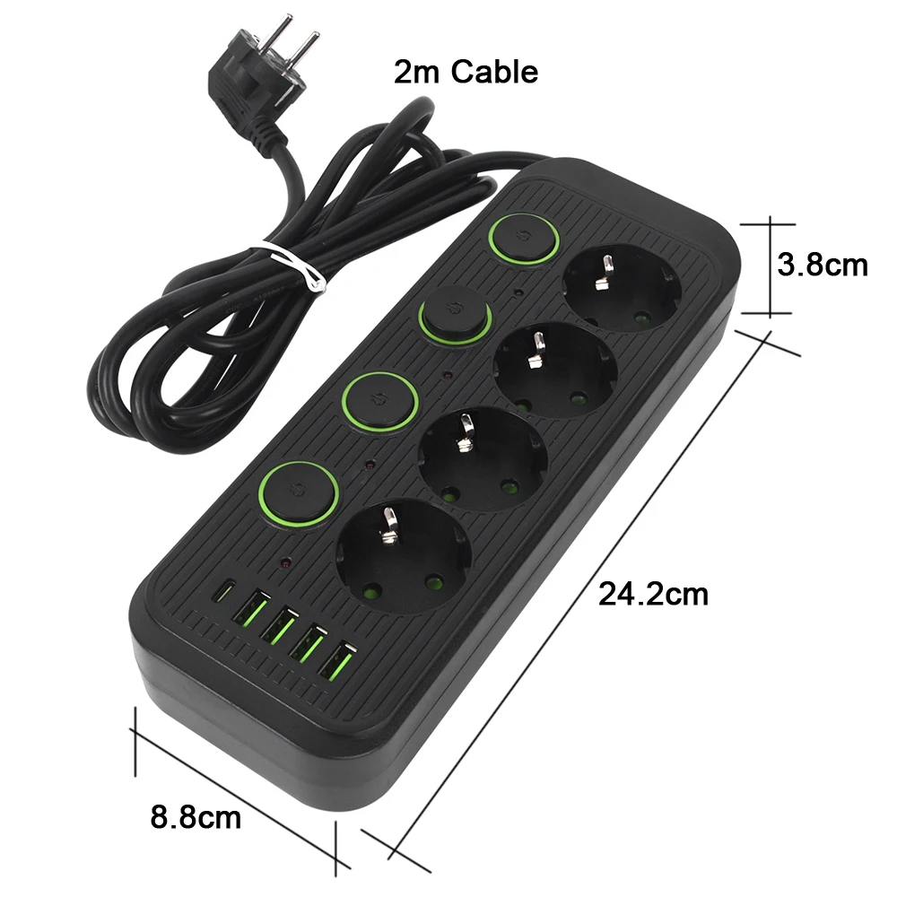 Cabo de Extensão com Portas USB, Protetor