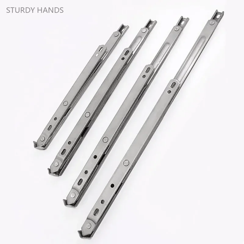 Thickened 304 Stainless Steel Four-link Slide Stay Flat Open Doors and Windows Stay Push Pull Window Strut Bracket Door Hinge
