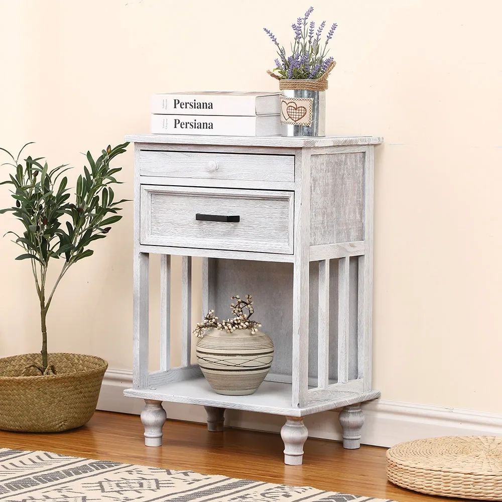 Creative Nordic Style Simple Solid Wood Cabinet for Livingroom Drawers Solid Wood Drawer Storage Cabinet Bedside Storage