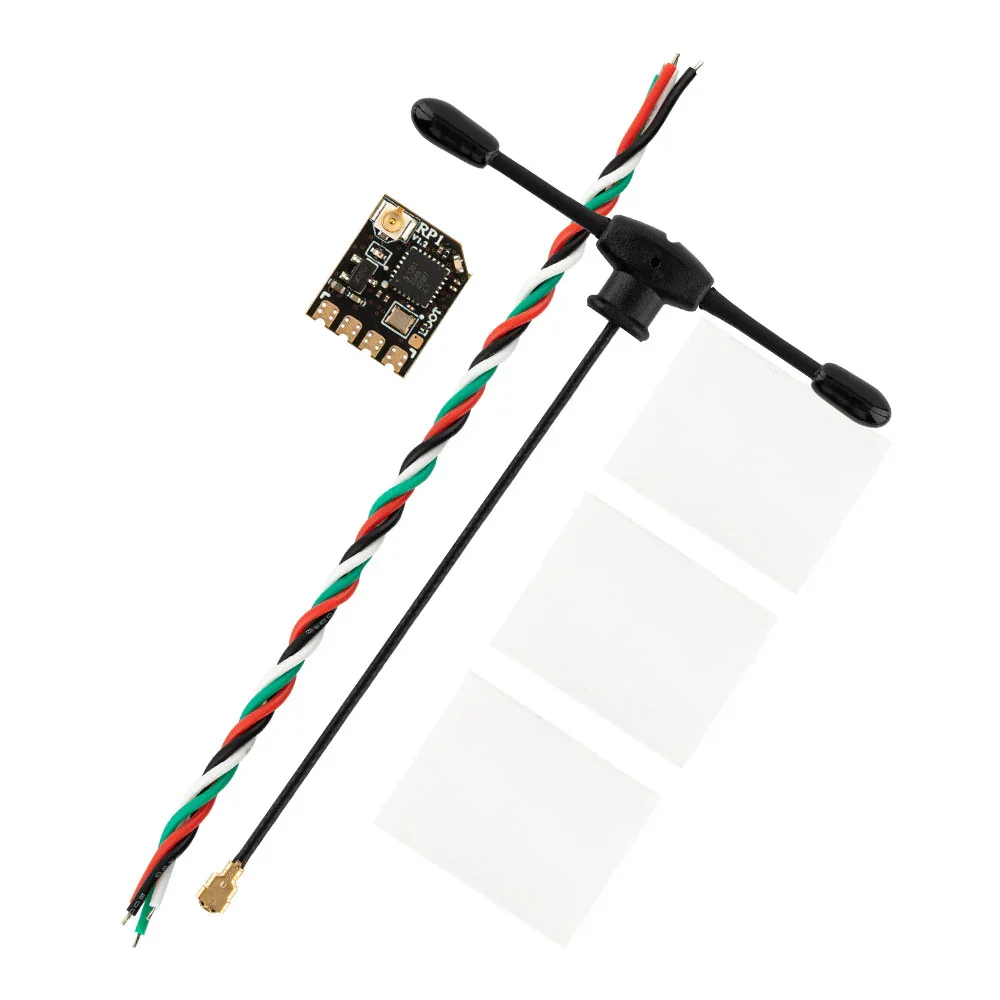 Vue de dessus du récepteur RadioMaster RP1 RP2 Nano ELRS 2.4GHz FPV avec TCXO