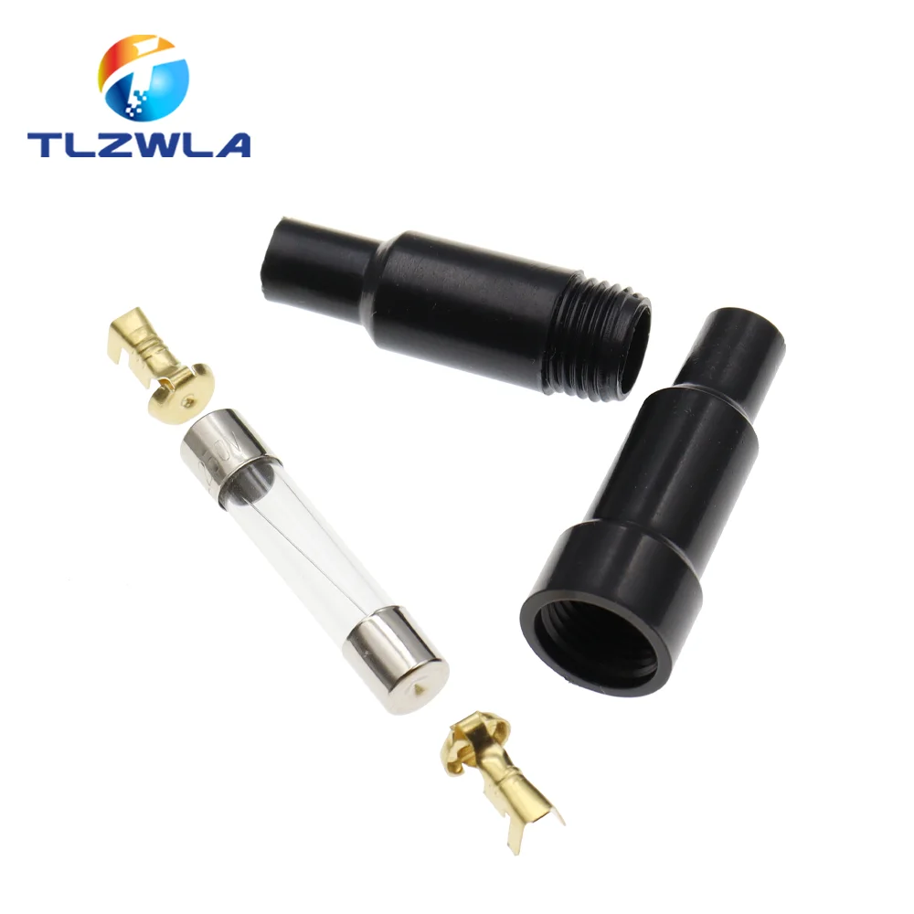 Fuse holder 5PCS 5X20MM 6X30MM glass tube screw type