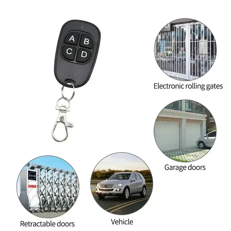 433.92mhz Wireless Universal Gate Remote Key Fob Cloning Duplicator