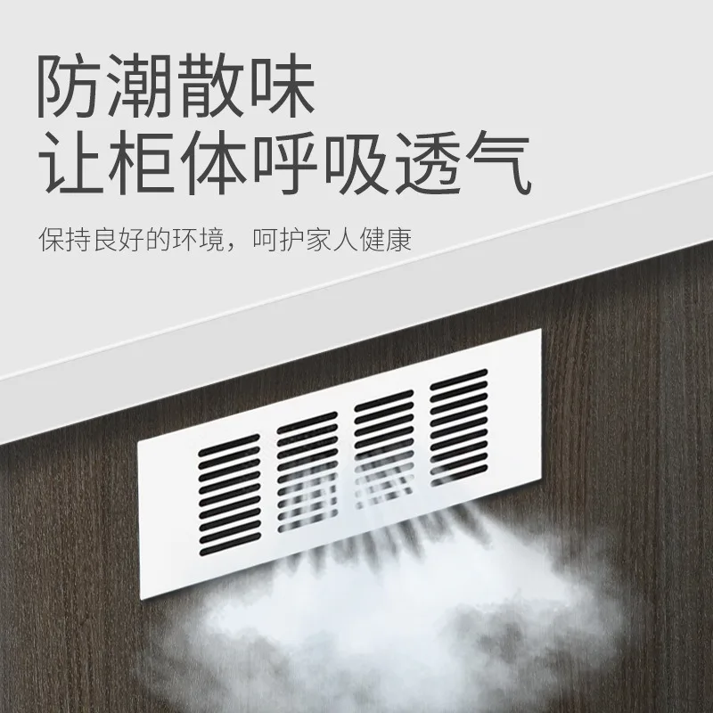 ที่คลุมอะลูมินัมอัลลอยตาข่ายระบายอากาศสำหรับตู้ช่องแอร์รูปลั๊กตกแต่งเครื่องปรับอากาศตู้เสื้อผ้า 1