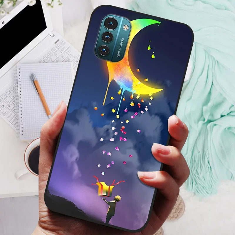 Floral Astronaut Soft TPU Silicone Bumper Phone Case