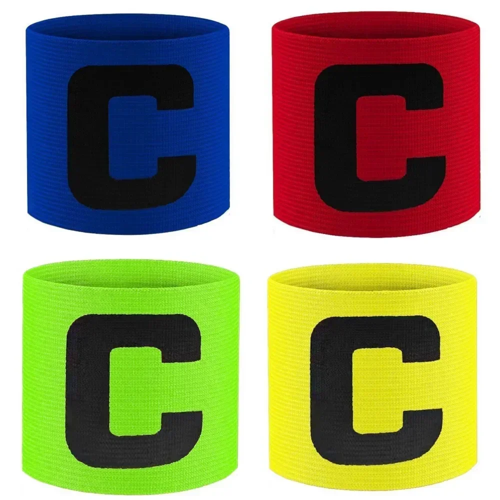 C-shaped Football Captain Armband Customizable Anti-drop Elastic Tape Wound Armband Adjustable Protective Special