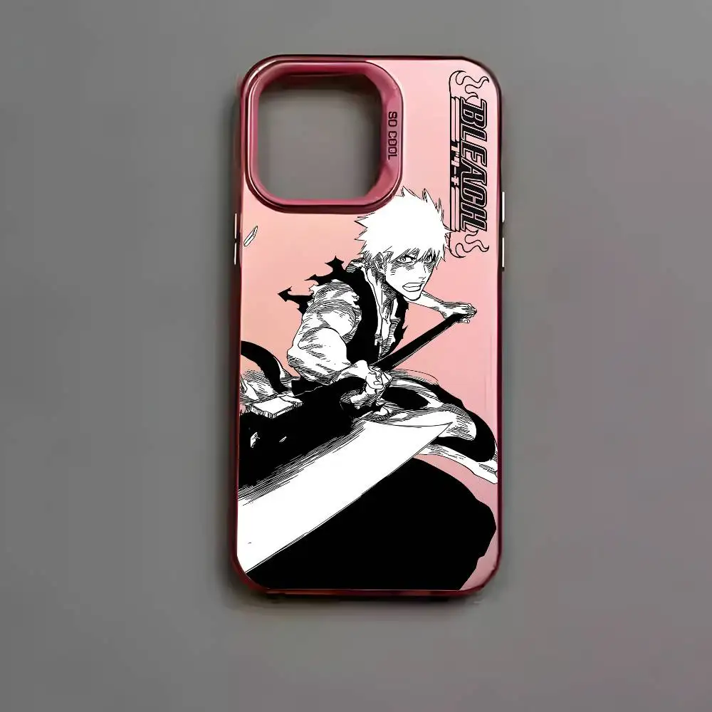 Anime-Inspired Kurosaki Multicolor Matte Metallic Aurora Phone Case