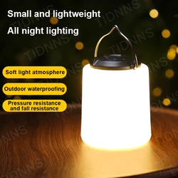 Free Shipping Rechargeable LED Camping Lantern with Flashlight - Square (WHITE)