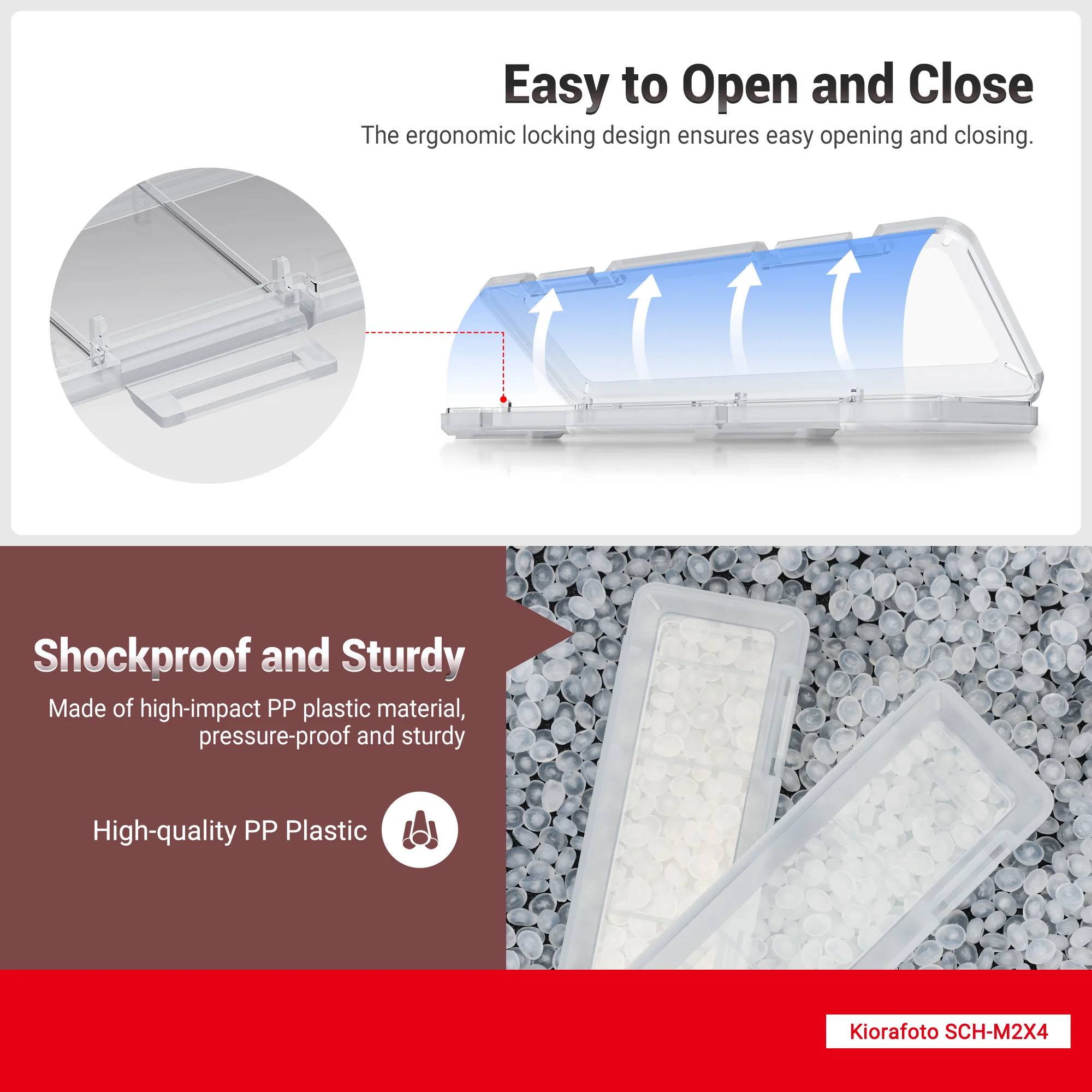 4 PCS 투명 플라스틱 개별 M.2 SSD 보관 케이스 M.2 2280 2260 2242 2230 SSD 하드 드라이브 M.2 NVMe SSD 케이스 보호 상자