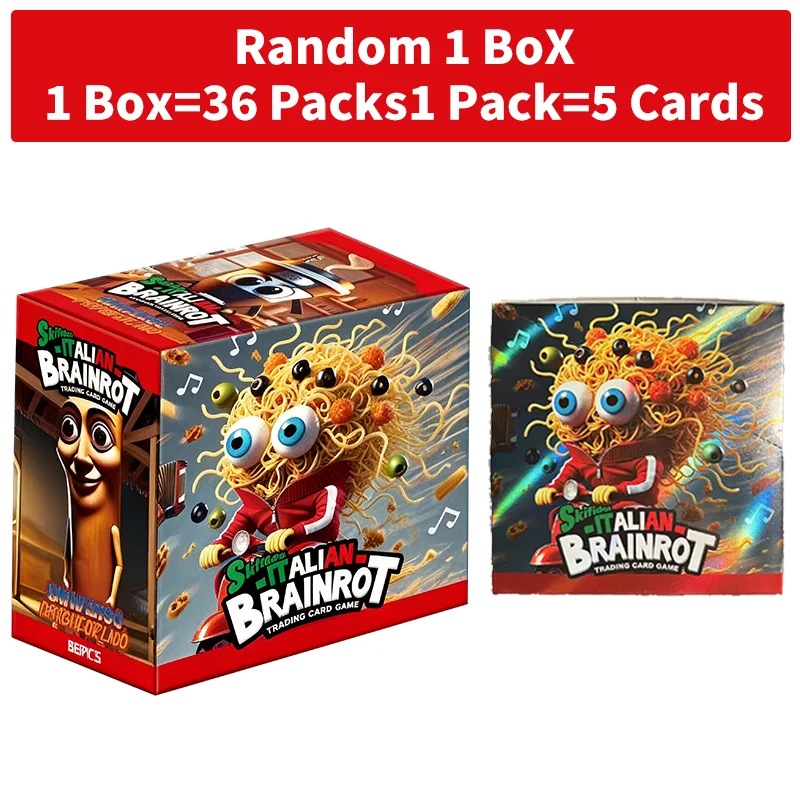 Italian Brainrot Cards Album Brainrot Trading Cards Collection