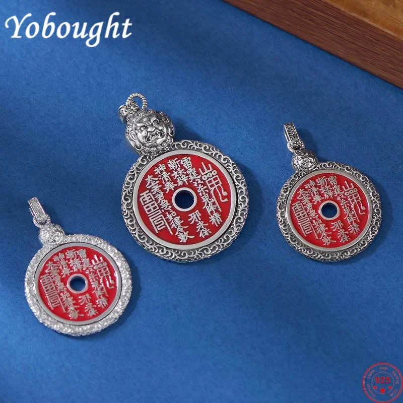 

Женский и мужской кулон из серебра 925 пробы с эмалью