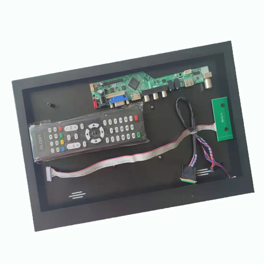 

Metal case panel back cover box Aluminum alloy 14" for TV LVDS DVI VGA Controller board and panel LCD LED screen