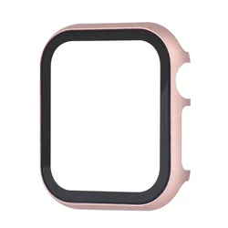 Premium Metal Tempered Glass Protective Case for 41mm (Rose gold)