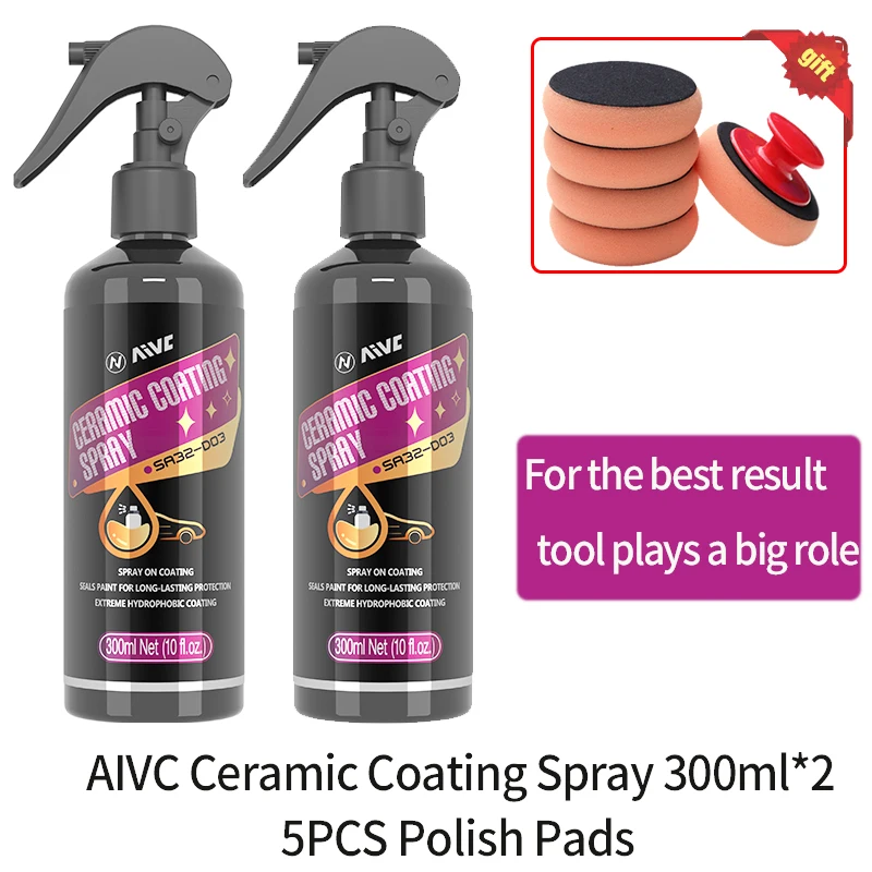 3 in 1 High Protection Quick Car Coating Spray - 500 ML Nano Ceramic  Coating for Cars, Ceramic Car Wax Polish Hydrophobic Spray - AliExpress