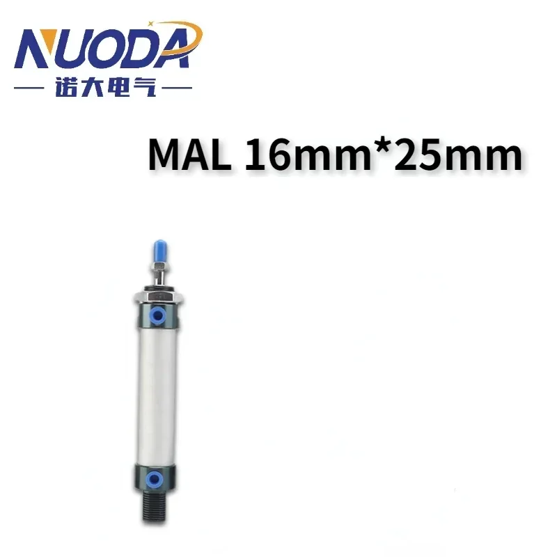 

NUODA MAL Air Pneumatic Cylinders Bore 16mm Stroke 25mm Double Acting Mini Cylinders