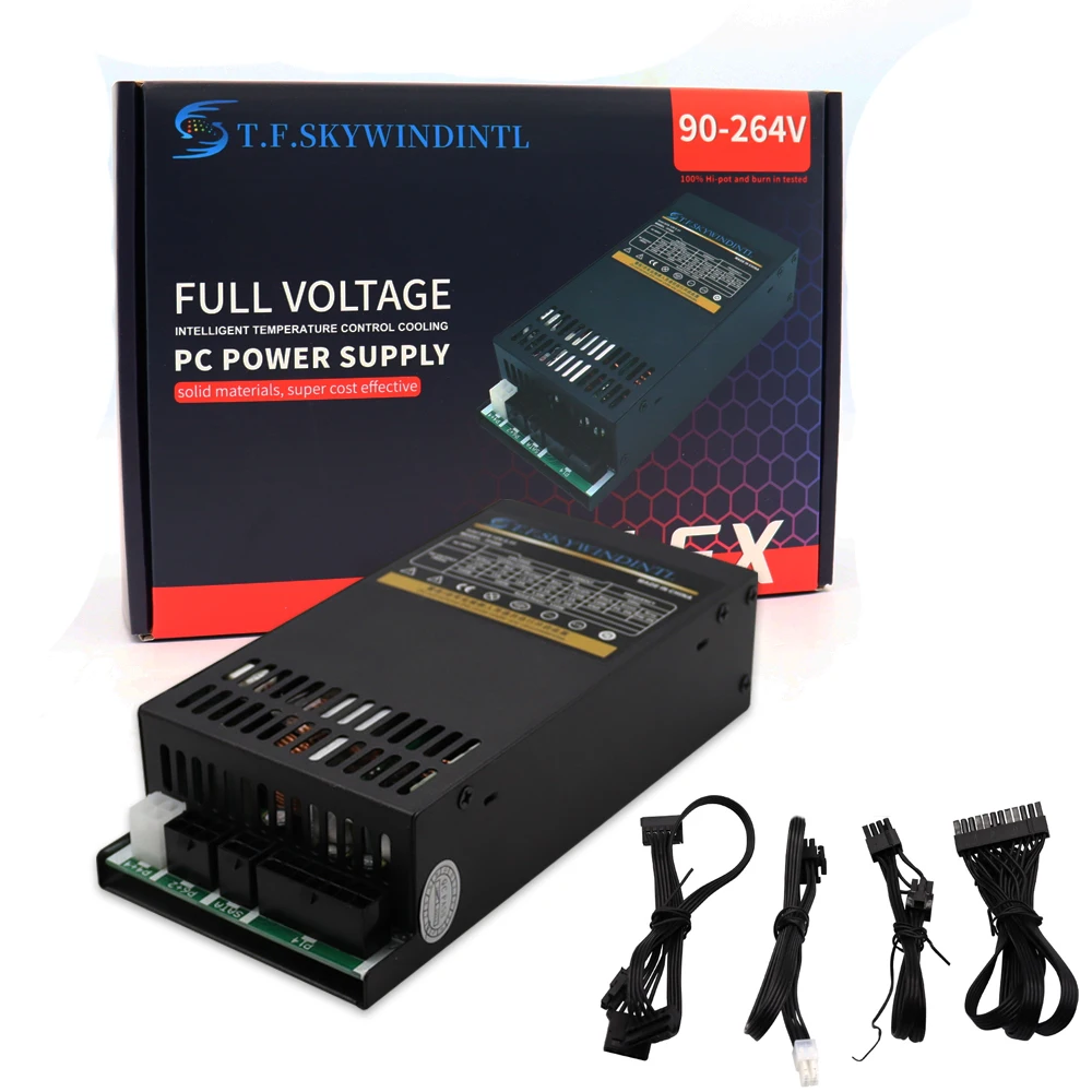 

ENP-7760B 1U Full Modular Computer Power Supply Small PSU Flex ATX Rated 600W for ITX PC Power Supply PSU ENP-7760B