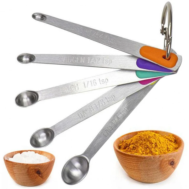 New Measuring Spoon 5PCS/Set Scale Measuring Spoon Measuring Tablespoon Teaspoon  Gram Scoop of Powder Seasoning Spoon - China Silicone and Powder Seasoning  price