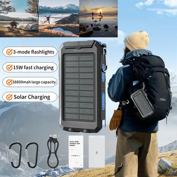 38800mAh Outdoor Solar Power Bank 1