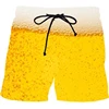 Beer Graphic Board Shorts Pants Men 3D Gulf Casual Printed Beach Shorts Summer Cool Surf Swim Trunks Hawaii Swimsuit Ice Shorts 1