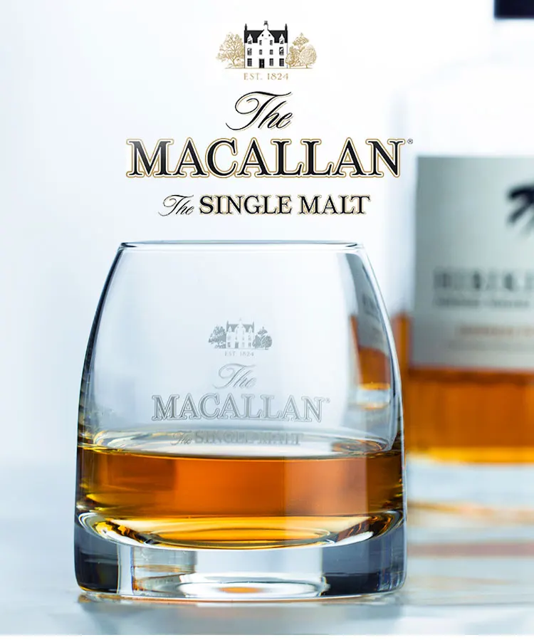 Description Picture 2 of itemChamvin Private Collection Macallan Glass Whiskey Glass Single Malt Crystal Wine Tumbler Vodka Cognac Brandy Snifter Cup