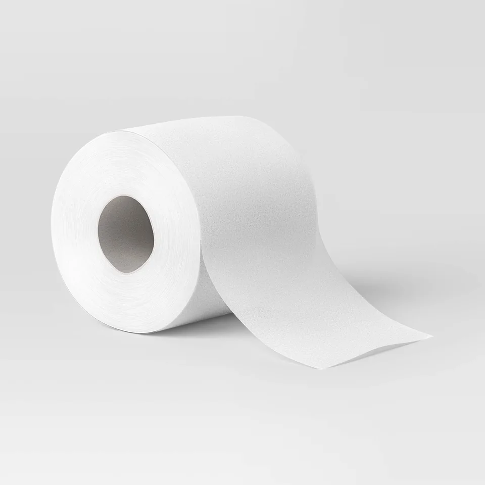 Soft White Double Roll Toilet Paper 4 Pack
