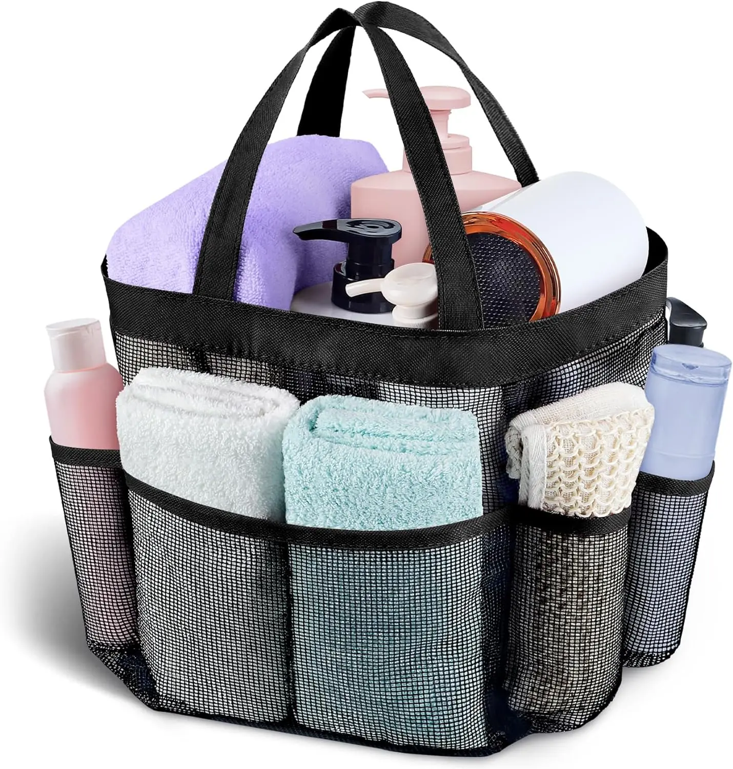 

Mesh Shower Box Portable Quick Dry Hanging Shower Tote for College Dormitory Necessities Large Capacity Shower Box Dormitory