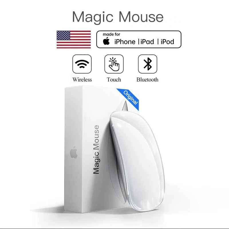APPLE-souris magique tactile sans fil originale Bluetooth 5.0 pour Macbook Pro Air Mini tablette pour ordinateur portable PC iPad Gaming Ergonomico souris 1 APPLE-souris magique tactile sans fil originale Bluetooth 5.0 pour Macbook Pro Air Mini tablette pour ordinateur portable PC iPad Gaming Ergonomico souris 1