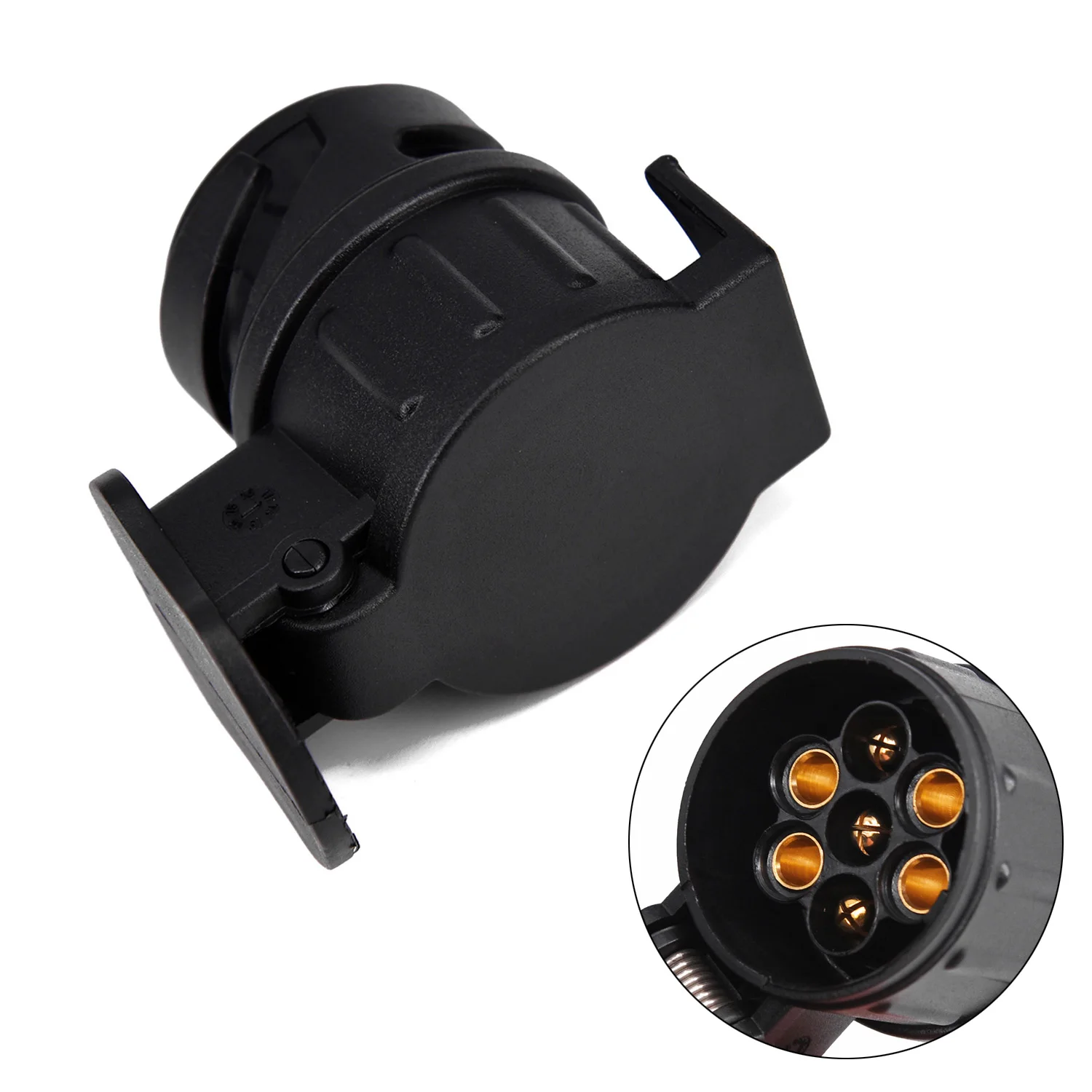 

Trailer Plug Socket Adapter Plastic 7*6.5*5cm Converter for European standard trailer for truck caravan vehicle