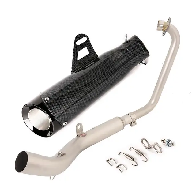 Exhaust System For Zontes ZT125 U1 ZT125 G1 2122 Slip On Motorcycle