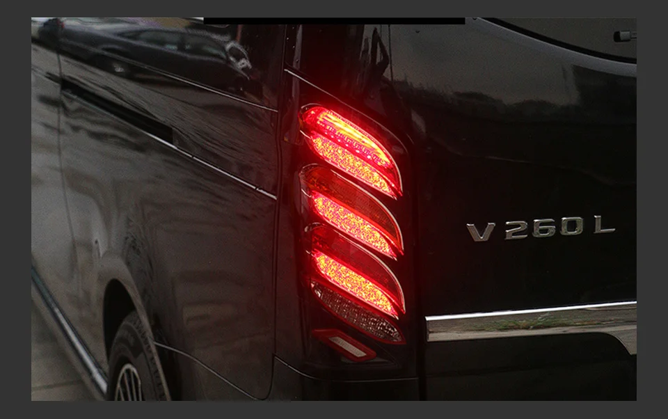 Car Lights for Benz VITO V250 V260 LED Tail Light 2016-2021 W447 Rear Stop Lamp Brake Signal DRL Reverse Automotive Accessories