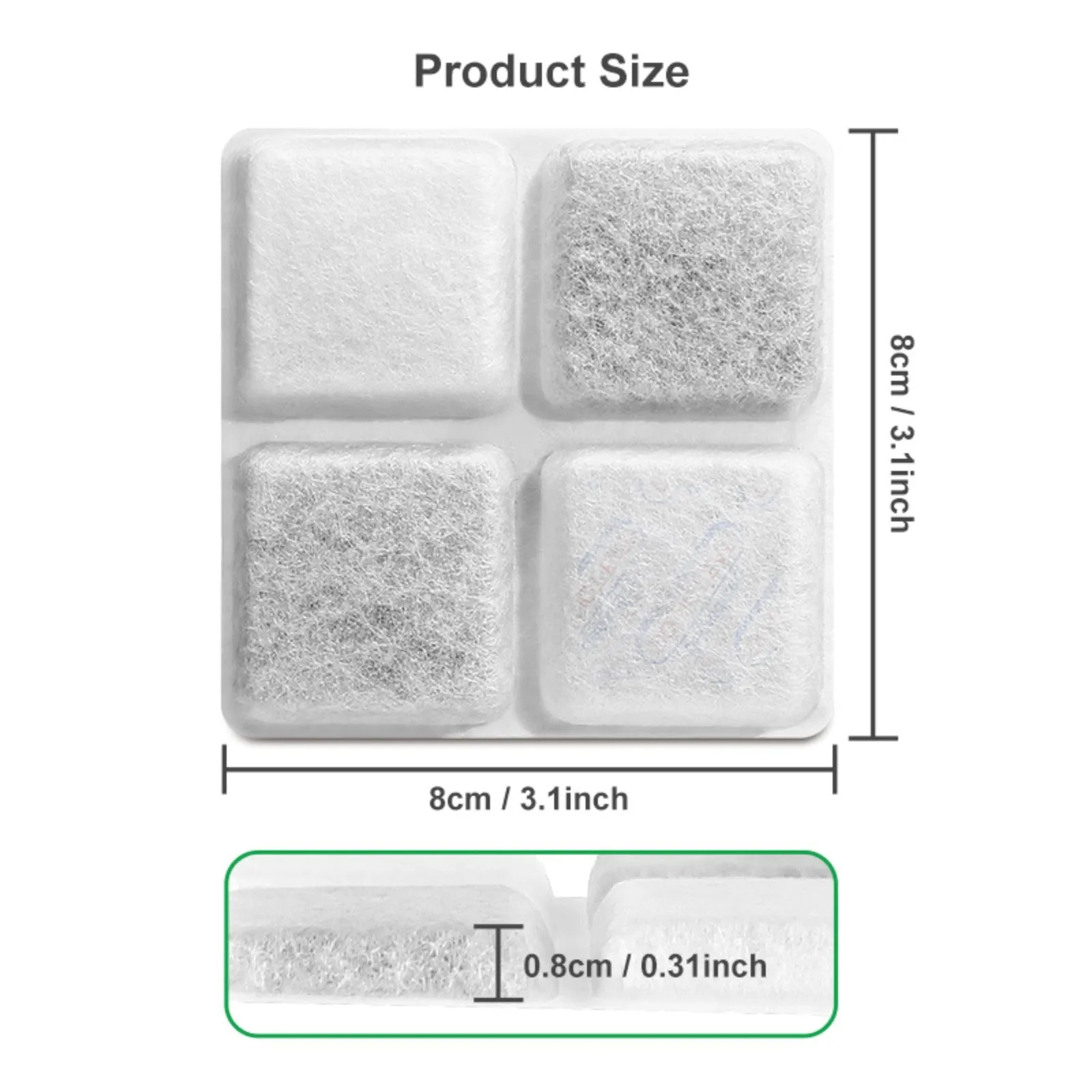 Pet Food Desiccant Bag, Replacement Desiccant Bags Automatic Pet Feeders,Keep Cat Food & Dog Food Dry And Fresh 6