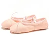 Girls Ballet Shoes Canvas Flat Ballet Dancing Slippers Dance Shoes For Adult Women Kids Children Classic Split-Sole Soft Leather 4