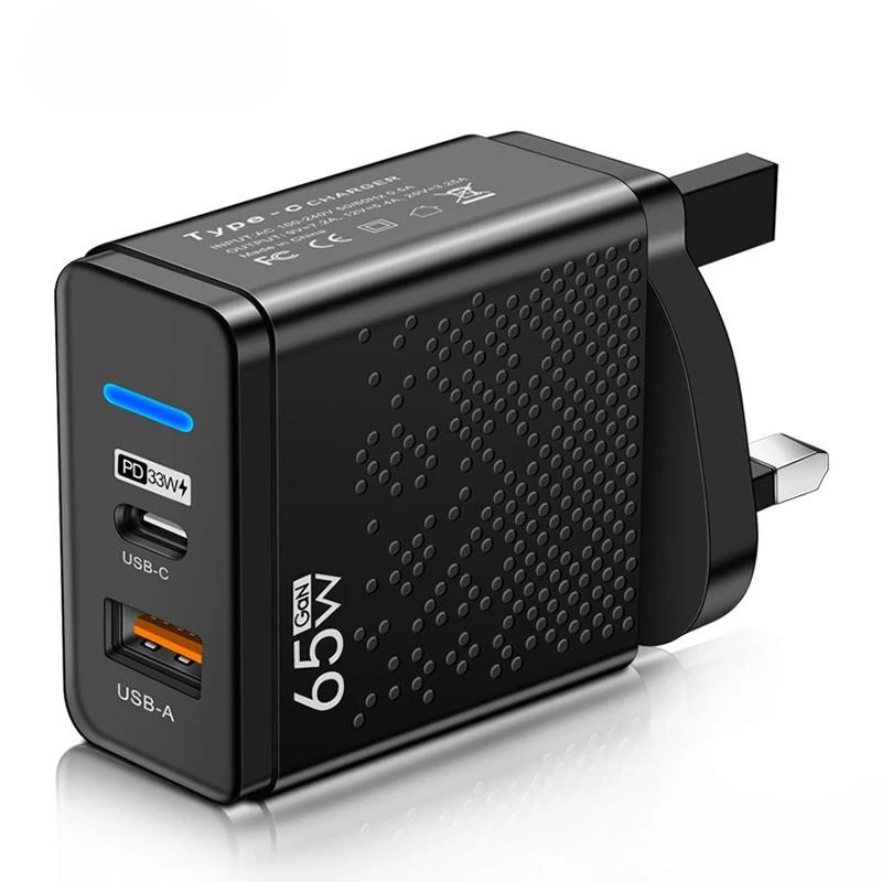 65w Usb Charger Fast Charging Pd Qc 3.0 Mobile Adapter Suitable For