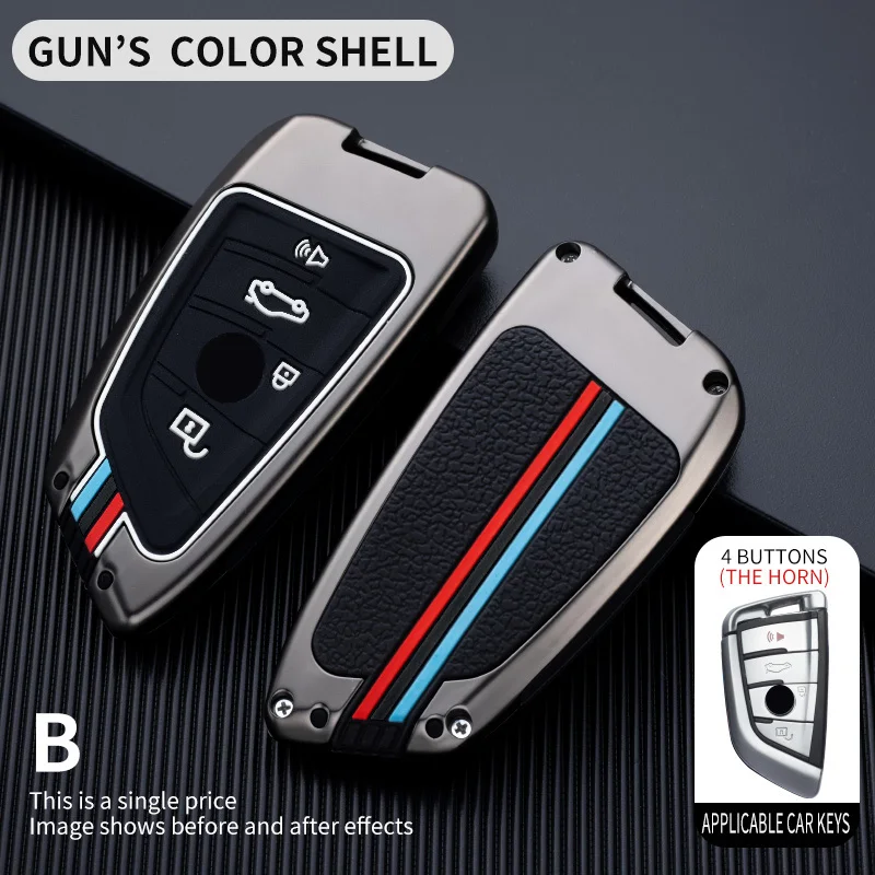 Deluxe Car Key Case Cover - Premium Leather Protector