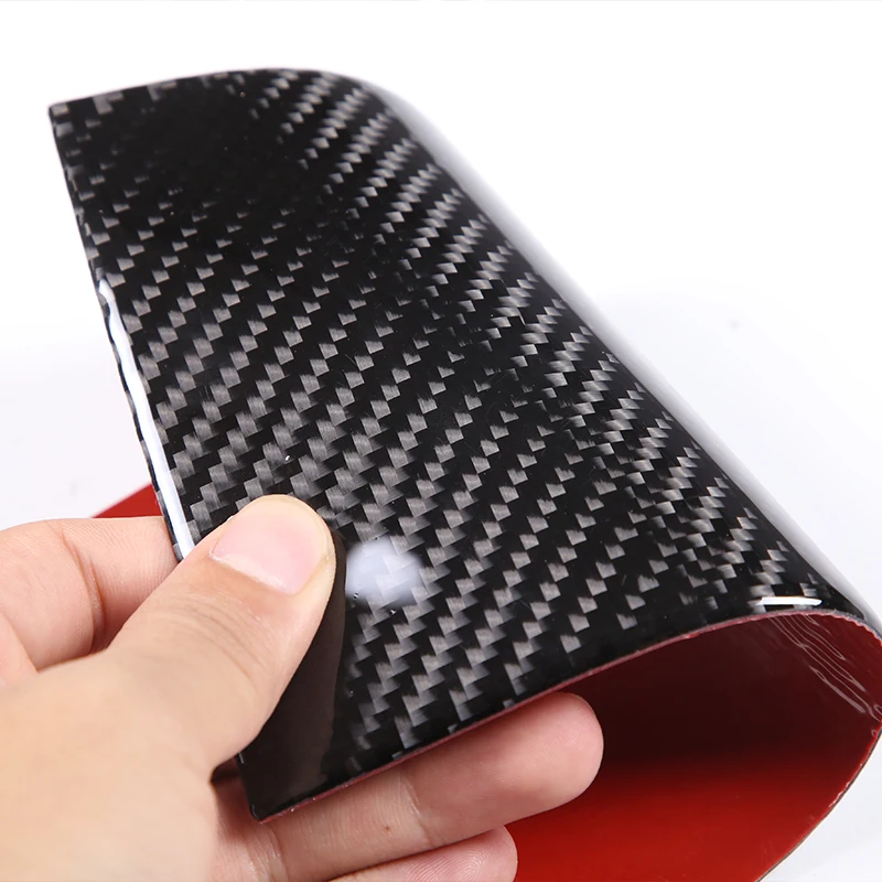 Luxury Carbon Fiber Central Control Gear Panel Frame Interior Accessory