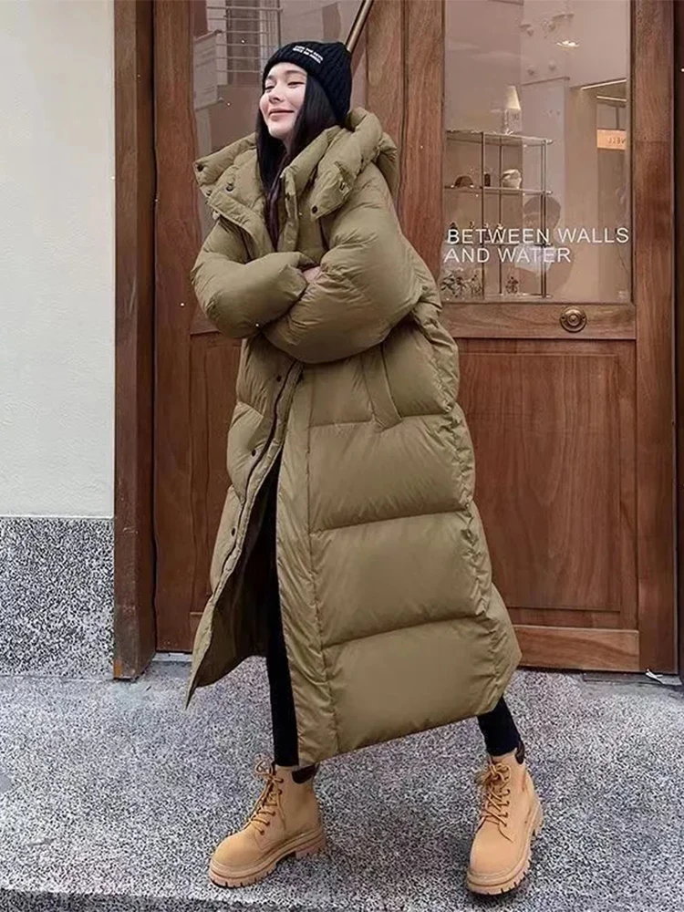 winter-women-long-parke-down-cotton-coat-women's-thickened-hooded-bread-coat-women's-loose-over-the-knee-down-jackets-coat