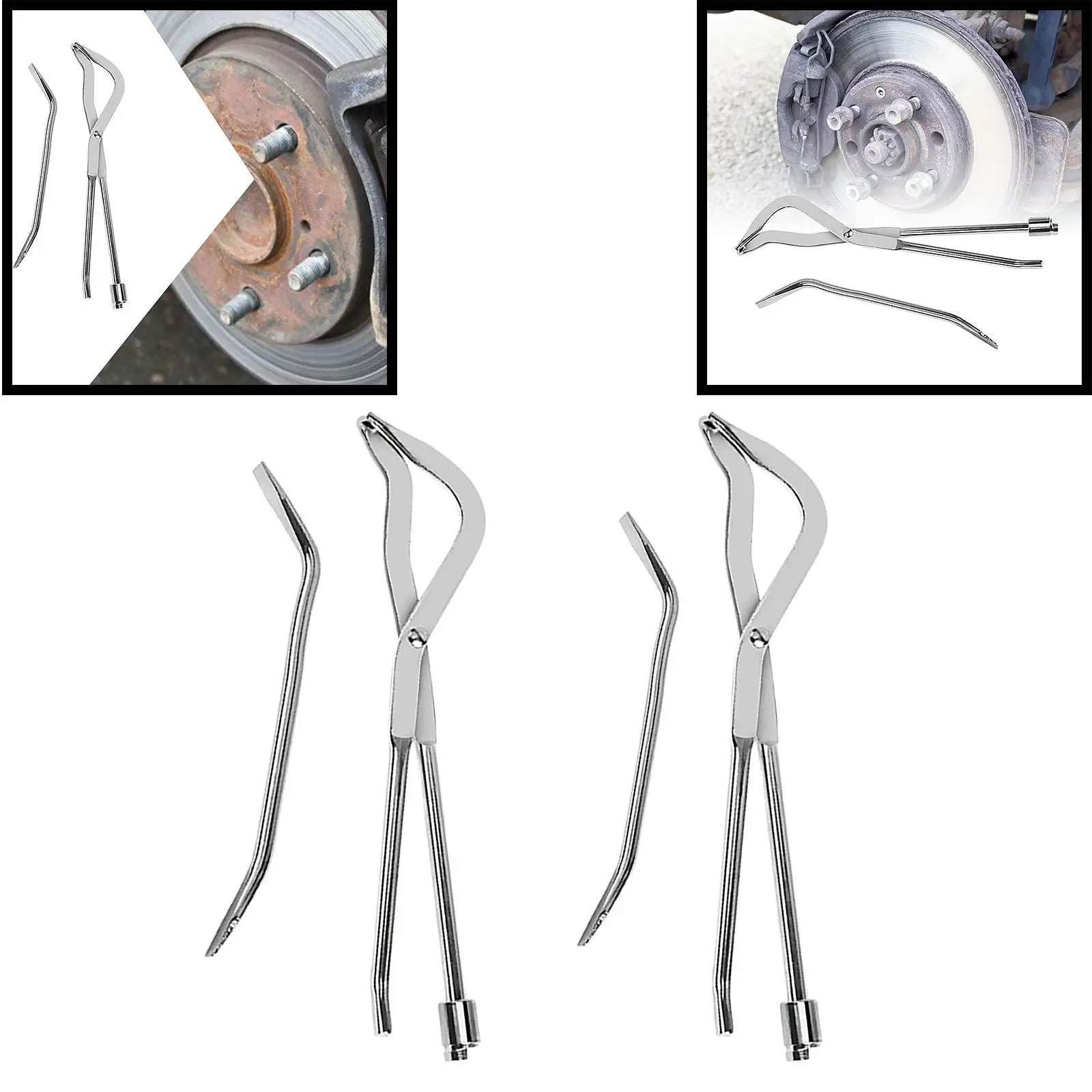 thumbnail image 2 of Drum Brake Hold Down Spring Pliers With Comfort Grip, Integral Head Design For Improved Brake Performance, Provides Universal Application For Nearly 2 of 13