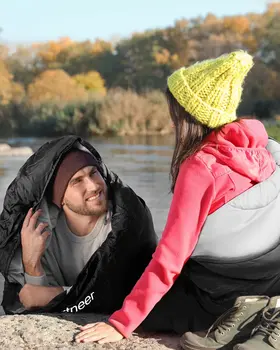 Sportneer Sleeping Bags for Adults 3-4 Season Warm Weather Waterproof Lightweight Camping Sleeping Bag for Camping Outdoor 5