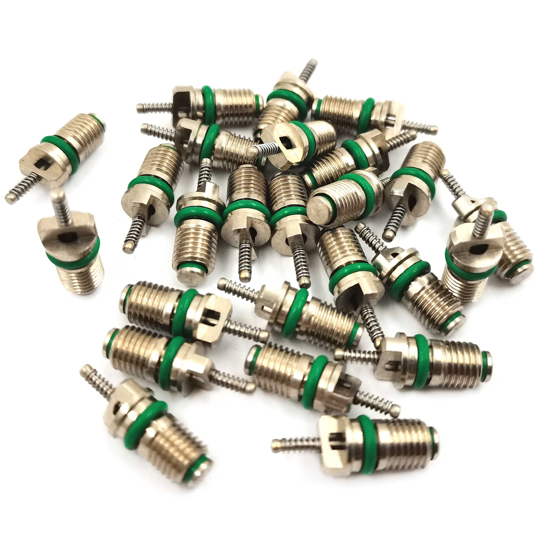 (100pcs/set) AC R134A Valve Core Automotive Car Air Conditioning Cores Needles Repair Kit Heat Resistant