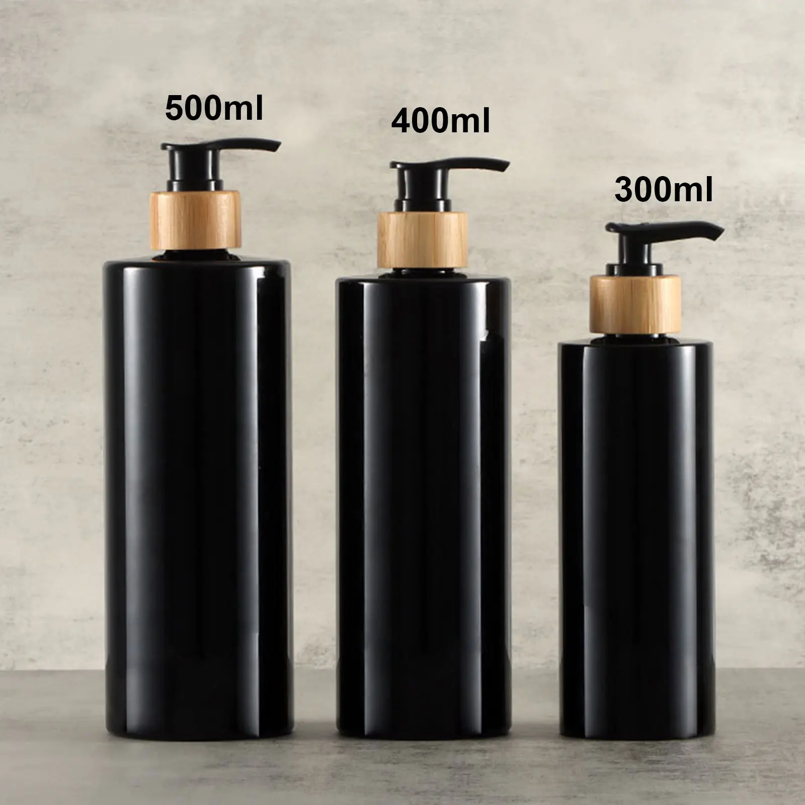 Soap Dispenser Hand Sanitizer Dispenser Shampoo Dispenser Soap Dispenser Bottle Refillable Plastic Bottles Foam Pump Bottle 300/500ml Soap Dispenser Bottle Bamboo Pump Shampoo Body Wash Conditioner Dish Wash Container Refill Lotion Sub Bottling