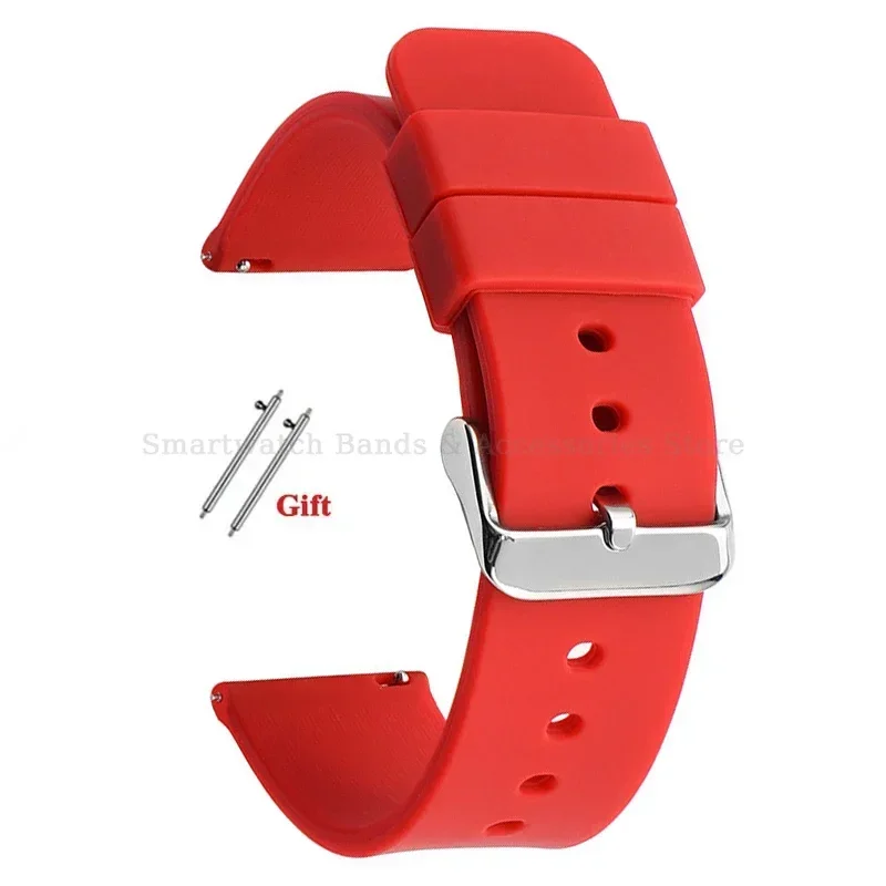 Universal Quick Release Silicone Watch Band - Various Sizes