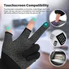 Non-slip Touchscreen Nylon Gloves Men Women Summer Outdoor Riding Sport Fitness Breathable Non-slip Sunscreen Half Finger Gloves 5