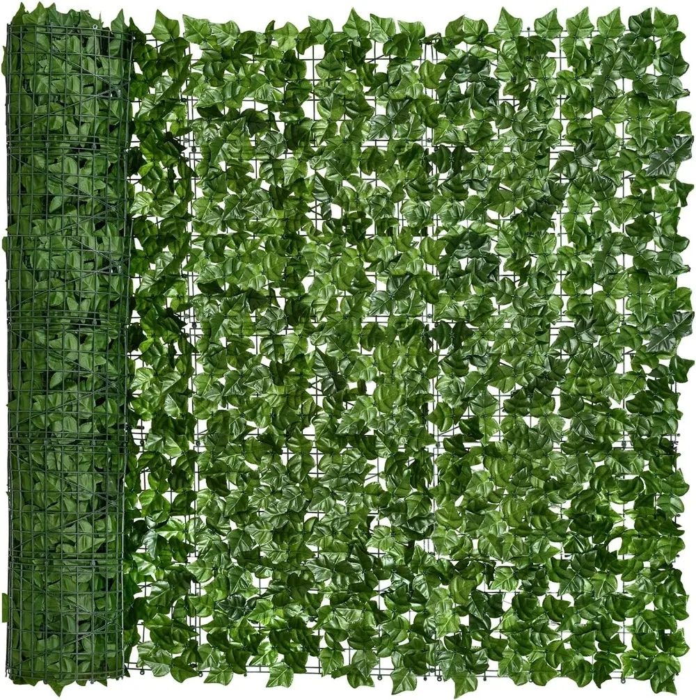 

DearHouse Artificial Ivy Privacy Fence - 137.8x68.9inch Artificial Hedges Fence and Faux Ivy Vine Leaf Decoration for Outdoor