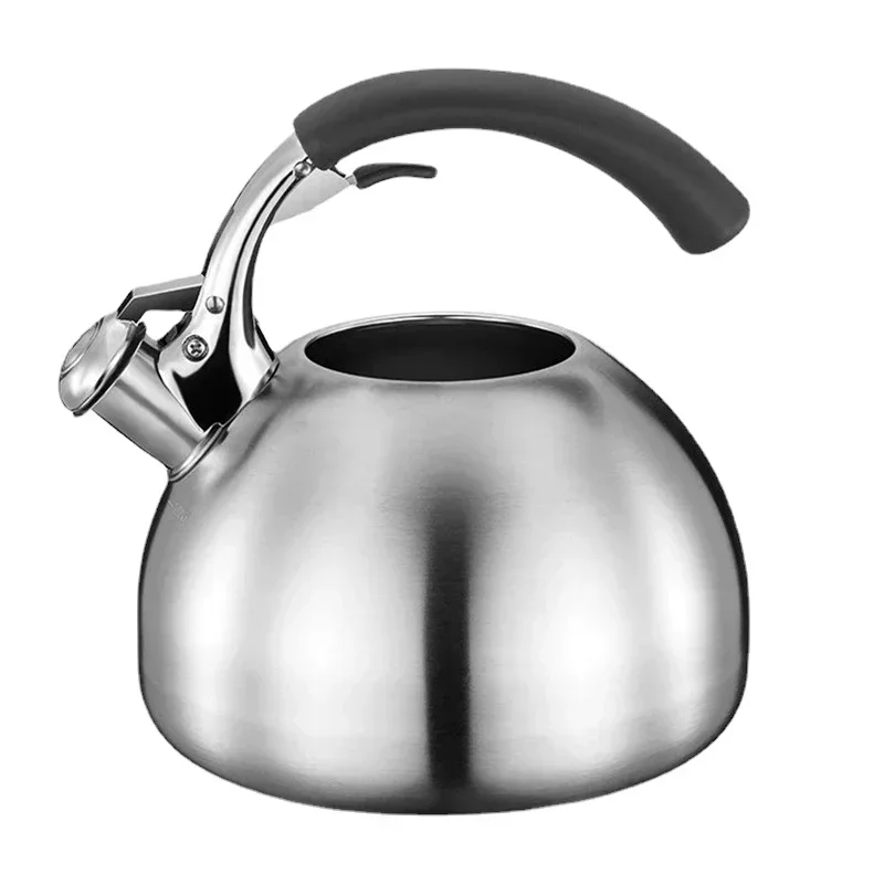 

304 Stainless Steel Whistling Tea Kettle 2.5L Whistling Kettle for Gas Induction Cooker Boil Water Teakettle Kitchen Tools