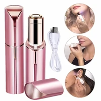 2024 New Epilator Face Hair Removal Lipstick Shaver USB Electric Eyebrow Trimmer Women's Hair Remover Mini Shaver epilator 1