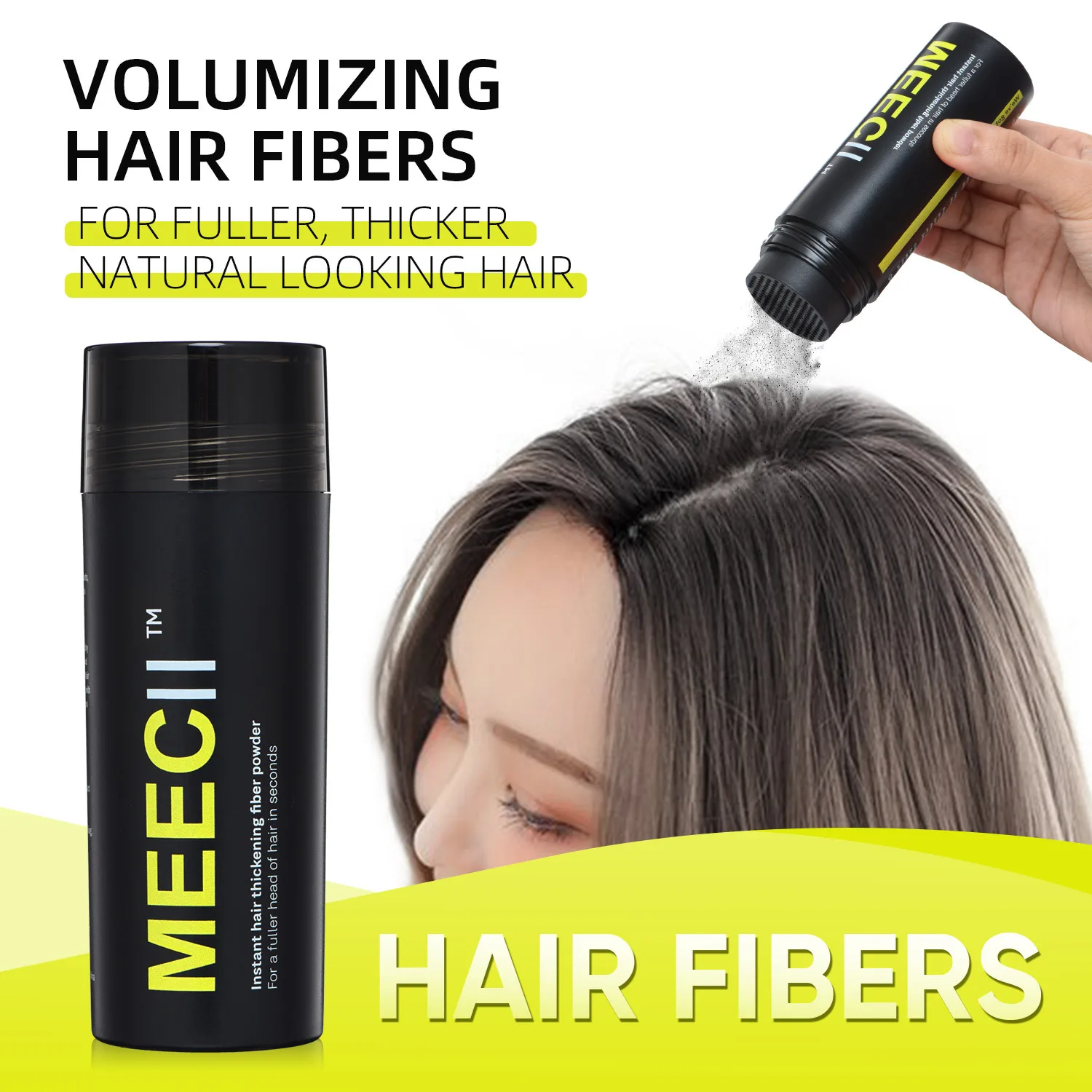 Additional Fiber Dense Hair Fiber 27.5g High Quality Dense Hair Powder for Cross border Supply east moon hair care spray repair hairs root dense