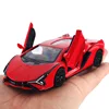 1:36 Lamborghini Sian car Model Toy Alloy Diecast Pull Back Collection Supercar Toys Vehicle For Decoration Gifts F123 5