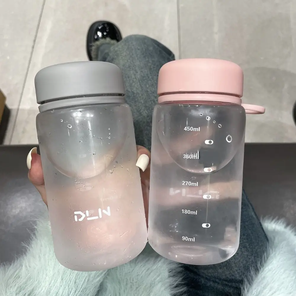 Portable Leakproof 450ml Plastic Water Bottle with Tea Infuser - Ideal for Students and Summer Drinks